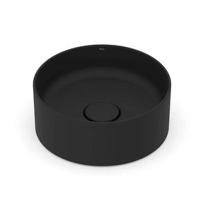 Cuba de Apoio Redonda 300 Preto Matte T1 Terra A32787U080